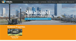 Desktop Screenshot of 4wallsinnj.com